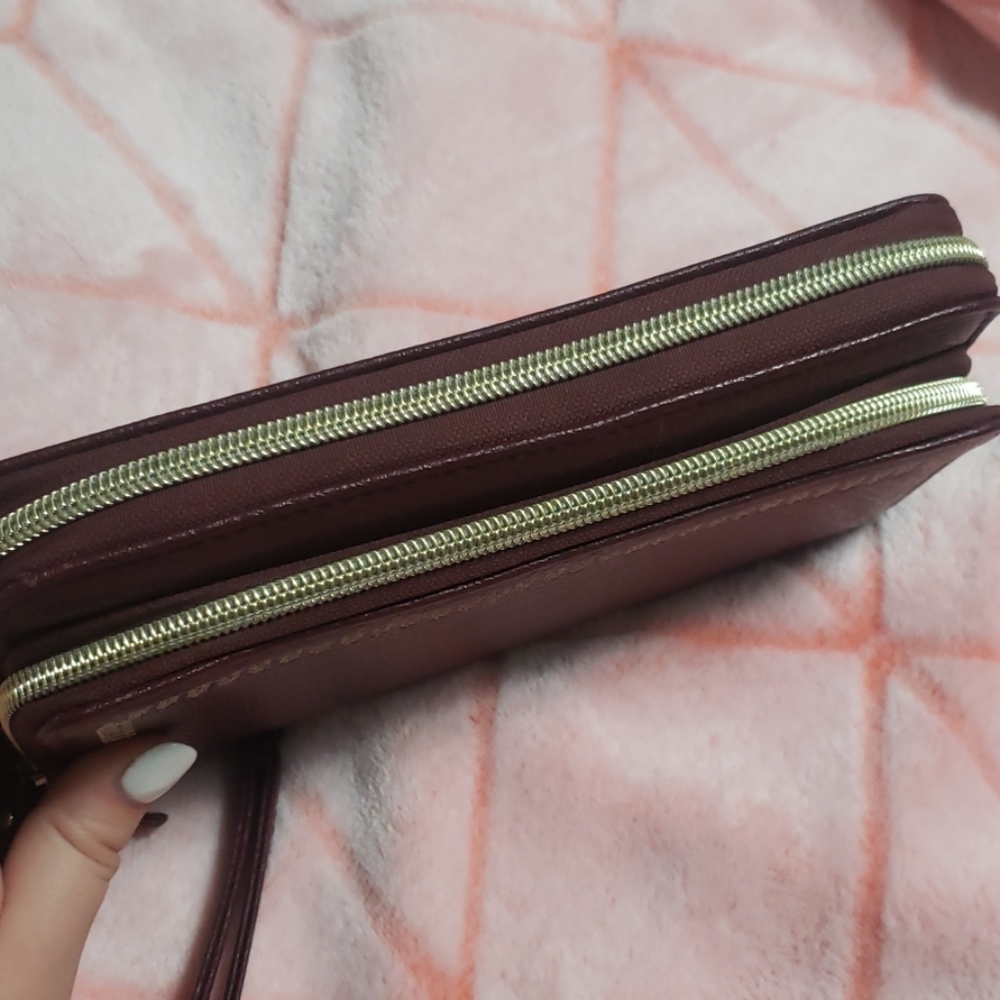 Maroon Large Wallet - Picture 4 of 6